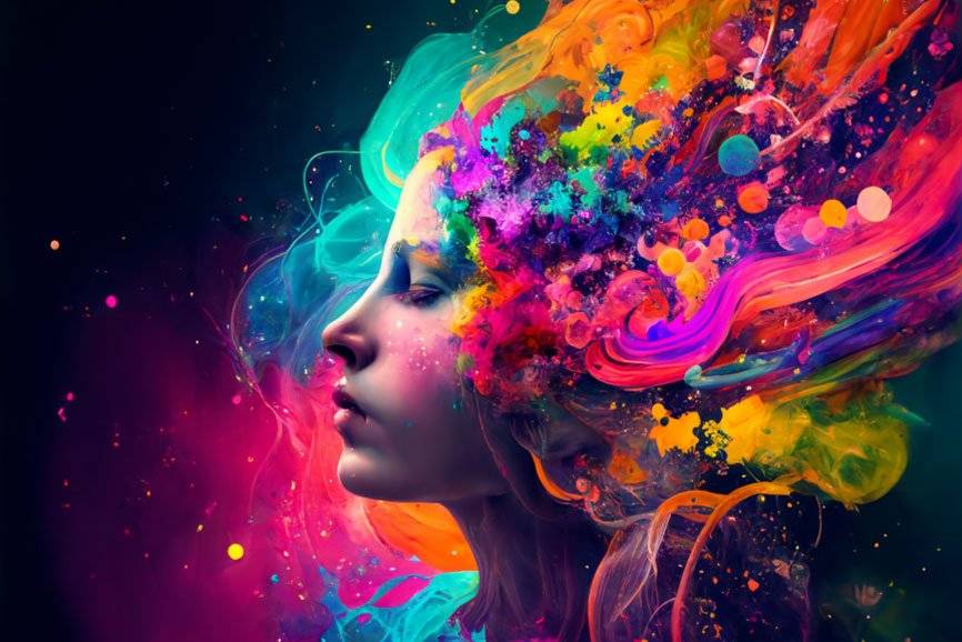 Colour therapy vibrational healing