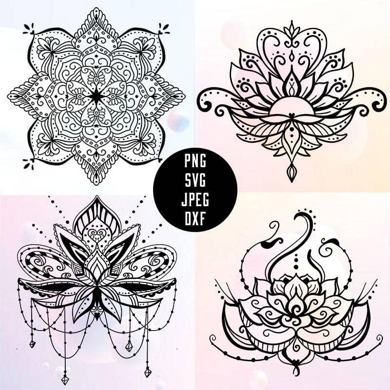 Download Art Mandala Bundle. 15 Unique Hand-Drawn Mandalas. Png ...