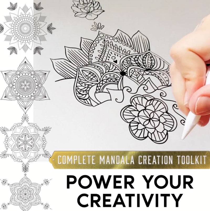 Download Mandala Creation Toolkit Full Bloom Club