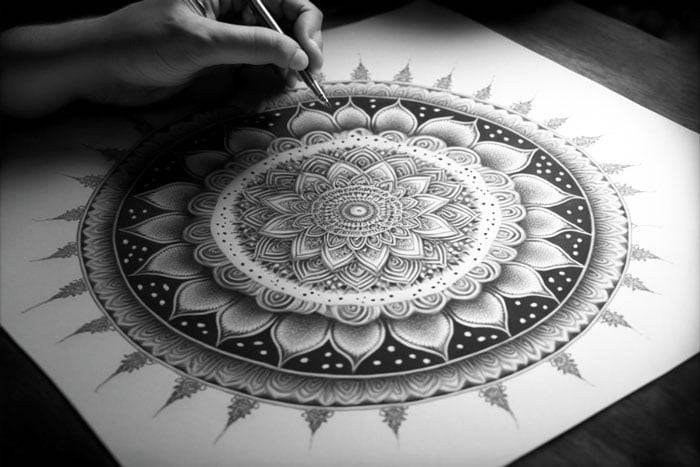 Simple Mandala Vector Hd PNG Images, Simple Mandala Design, Mandala Drawing,  Mandala Sketch, Mandala PNG Image For Free Download