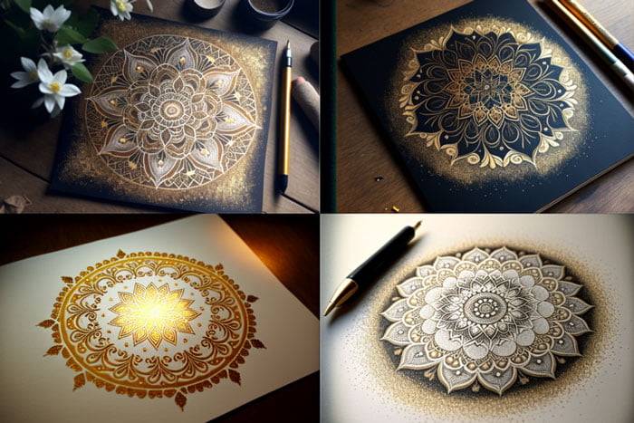 How to draw Mandala. Step by step guide - Full Bloom Club