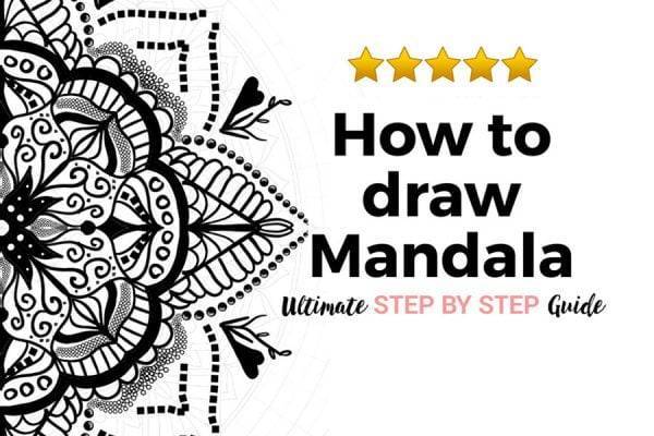 How to draw Mandala. Step by step guide - Full Bloom Club