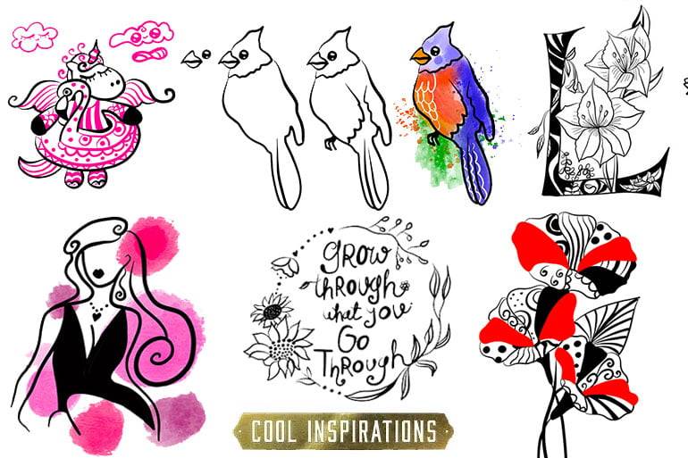 Cute doodles drawings, Cute easy drawings, Doodle drawings