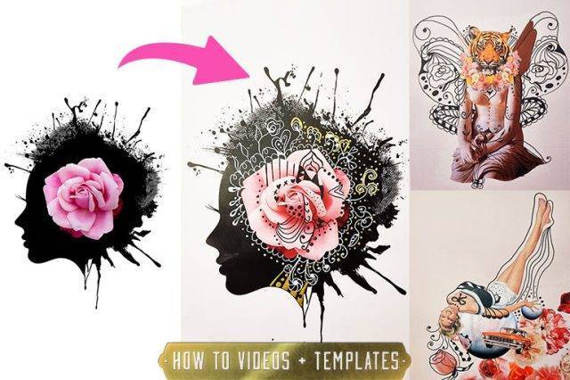 5 Interesting Doodle Ideas to Create Fun Collages - Full Bloom Club