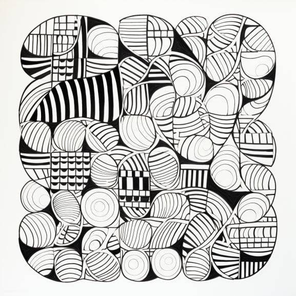 Doodle of the day pt. 5! #zentangle #doodleoftheday #satisfyingdraw #d... |  doodle ideas | TikTok