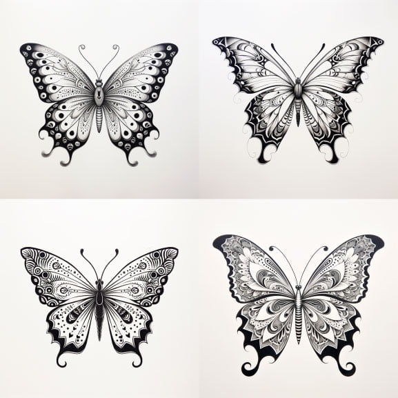 Realistic Butterfly Drawing with Pencil || How to draw a Butterfly-saigonsouth.com.vn