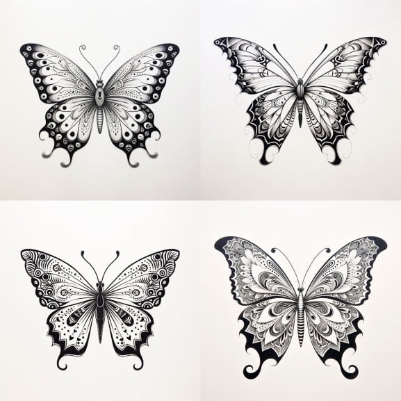 butterfly drawing