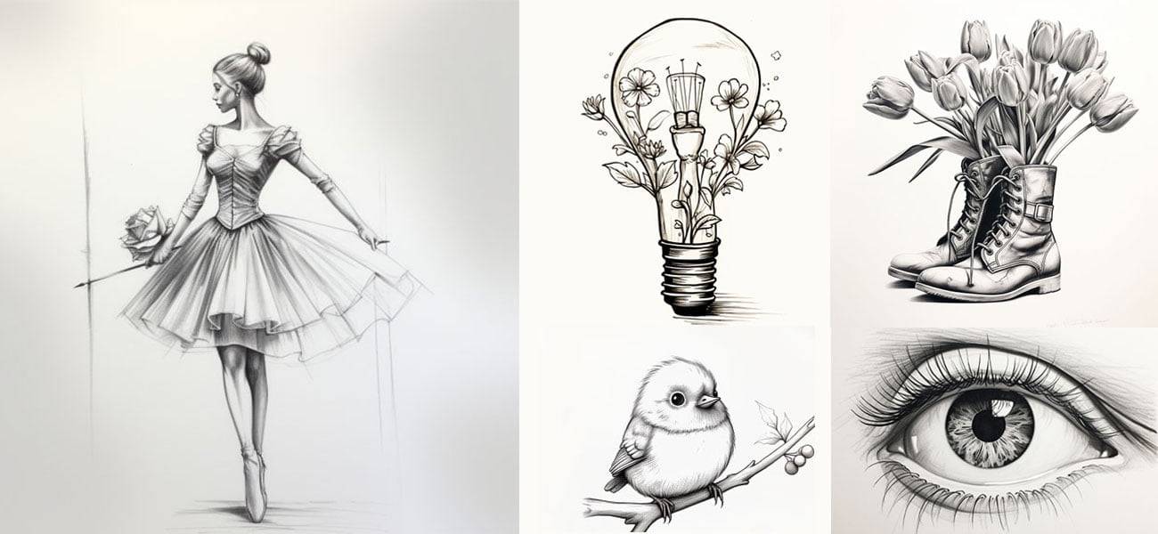 Easy Drawing Ideas - Examples for Fun and Simple Drawing Ideas-saigonsouth.com.vn