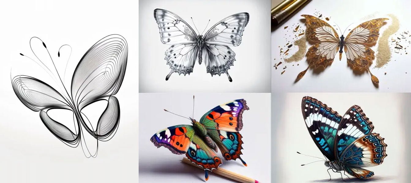 30 Easy Butterfly Drawing Ideas-vinhomehanoi.com.vn