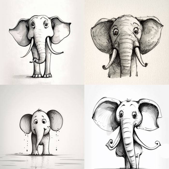 Elephant Drawing | Skip To My Lou