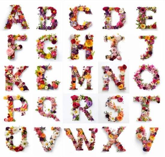 Enchanting Flower Alphabet - Full Bloom Club