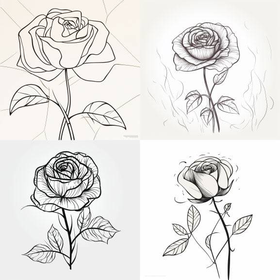 How to Draw a Rose. The Ultimate Guide and 27 Beautiful Rose