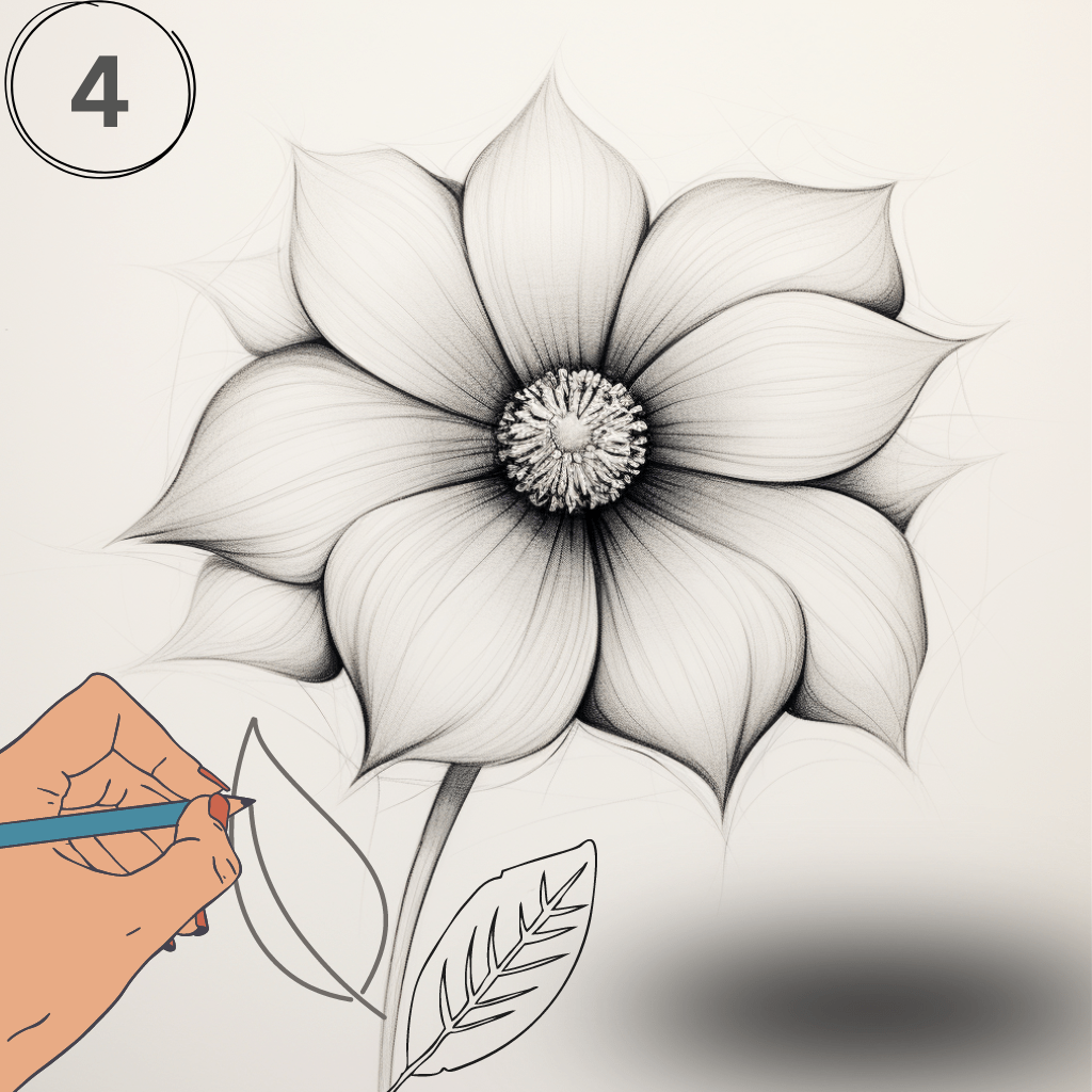 Easy Flowers To Sketch