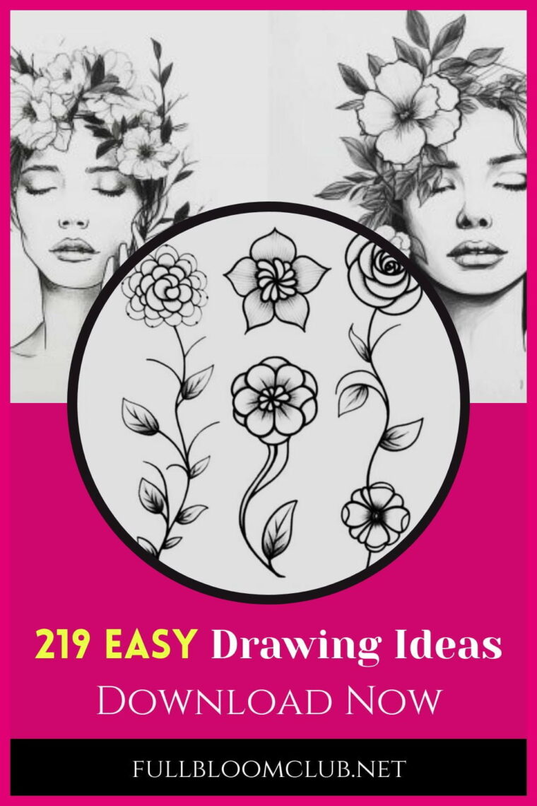 219 Easy Drawing Ideas How To Guides and Expert Tips Full Bloom Club