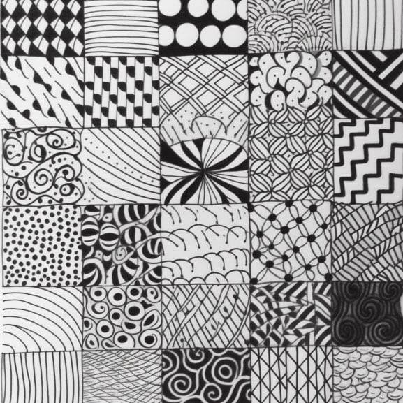 zen doodle pattern