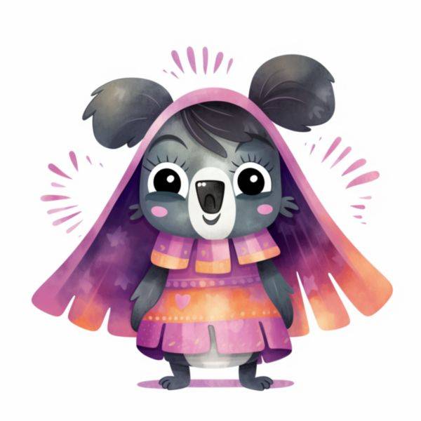 Perky Platypus in a Poncho 