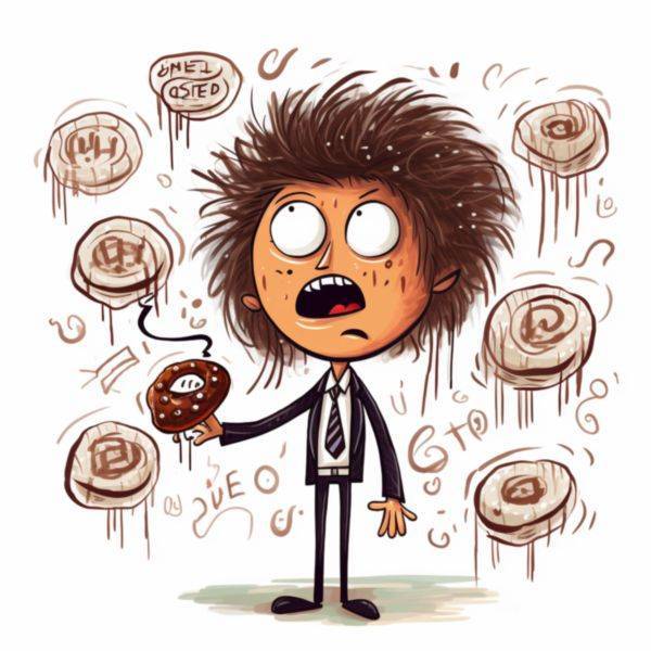N54 Disheveled Detective with Donut Doodles