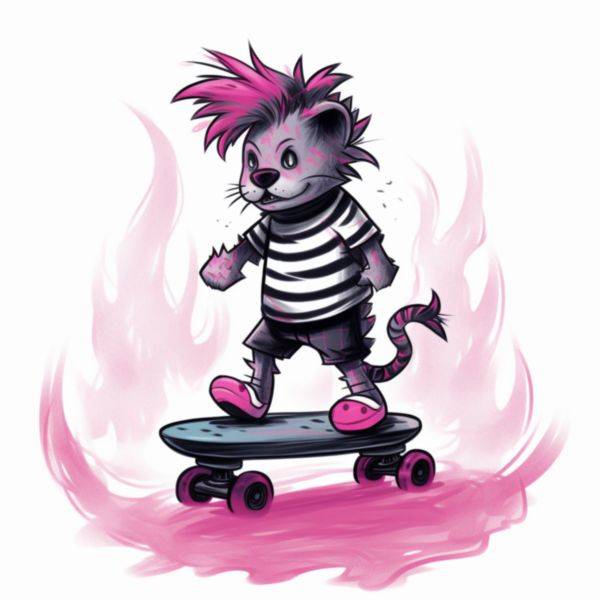 Hipster-Hyena-on-a-Hoverboard 