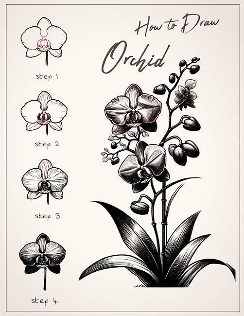 Different Flower Drawing High-Quality - Drawing Skill