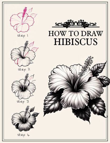 The Ultimate Step-by-Step Flower Guide with 96 Drawing Ideas Full Bloom ...