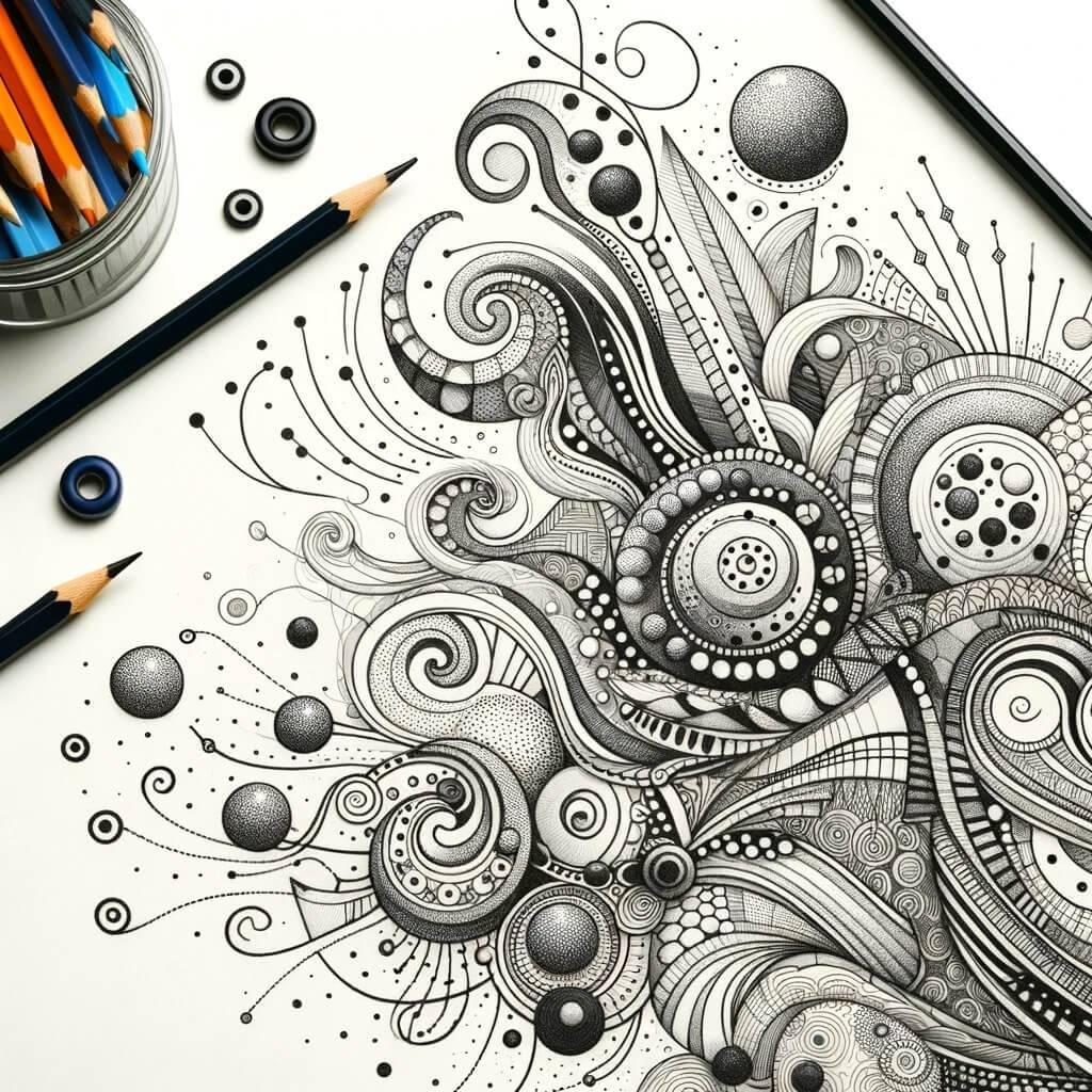 doodle secrets, Line Drawing