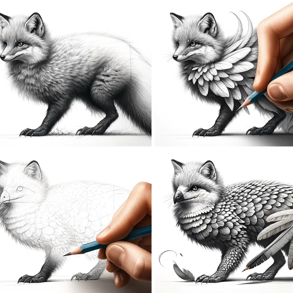 Animal Pencil Drawing