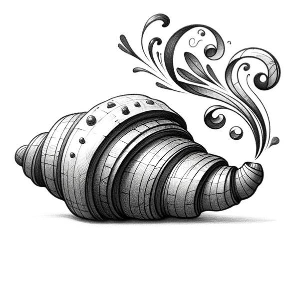 Pencil Drawing of Food