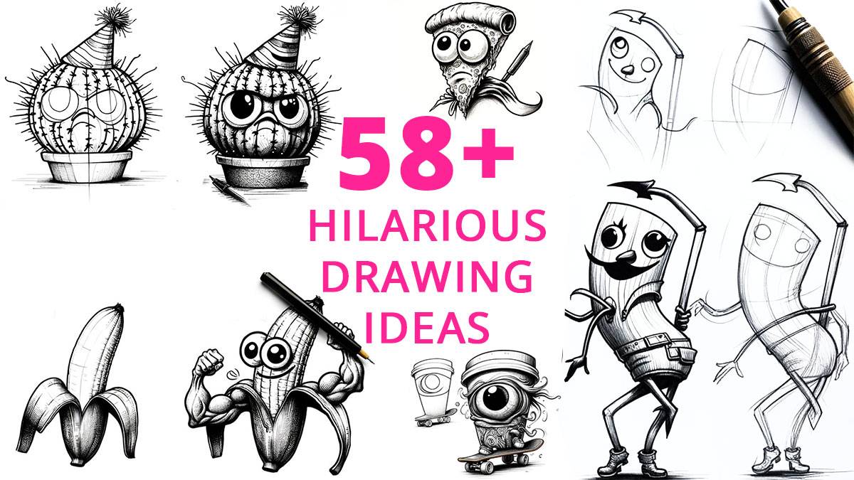 funny drawings collection