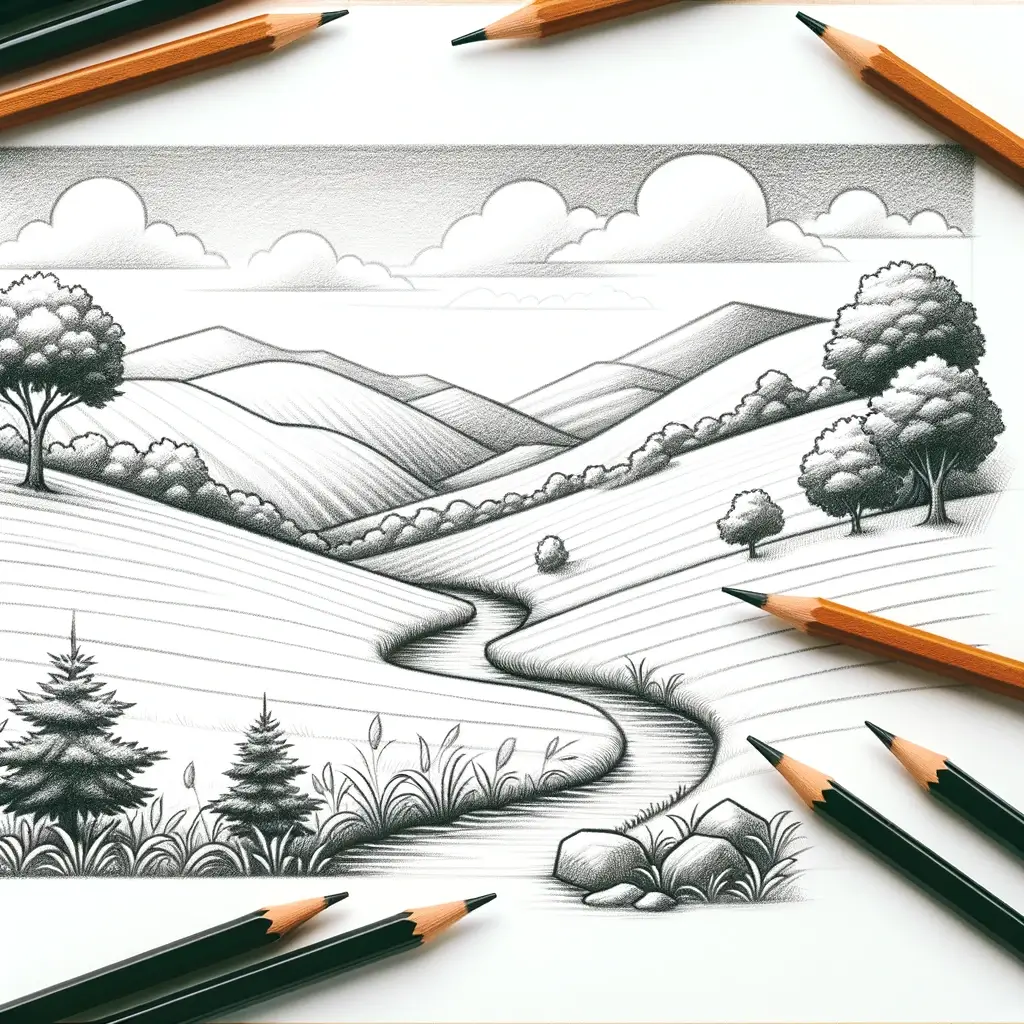 landscape drawing