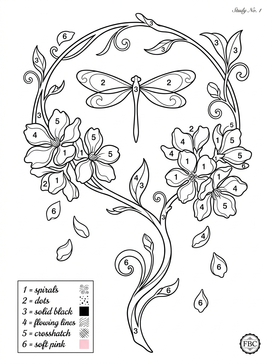 Guided Drawing Template