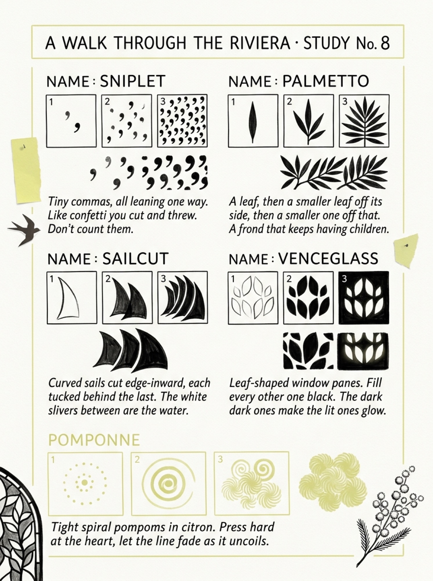 Pattern sheet