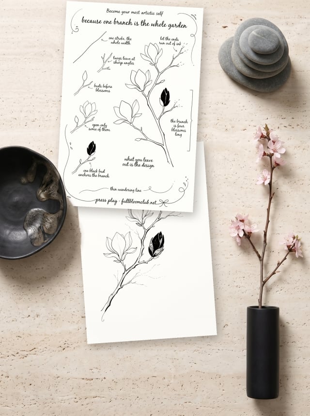 Set 10 — japandi ink