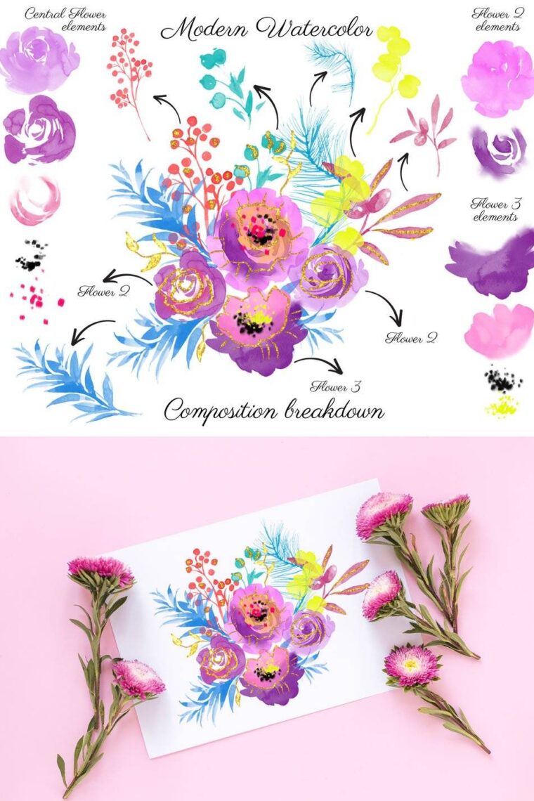 Modern Watercolor Collection