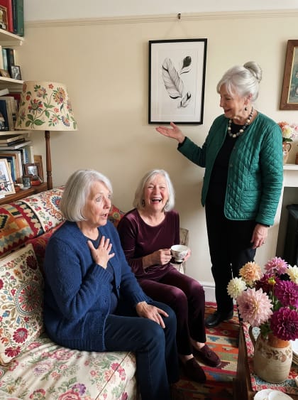 Tea — the feather gets its audience