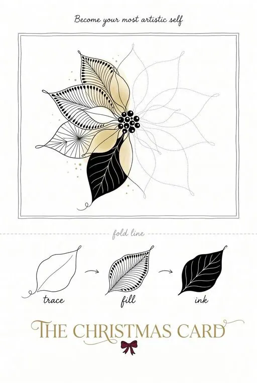 Poinsettia Card