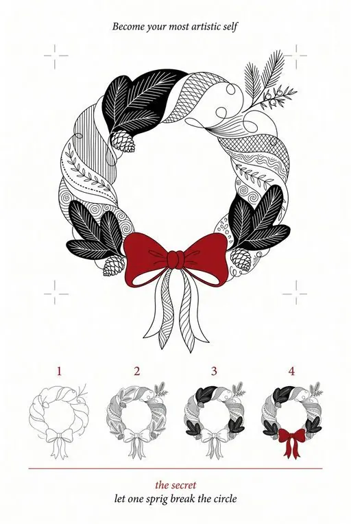 Wreath Ribbon Tails