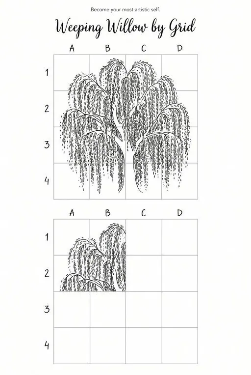 Pen Trees by Grid