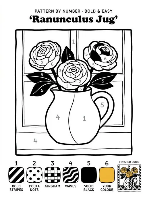 Ranunculus Jug