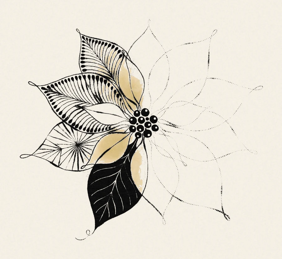The Poinsettia Card