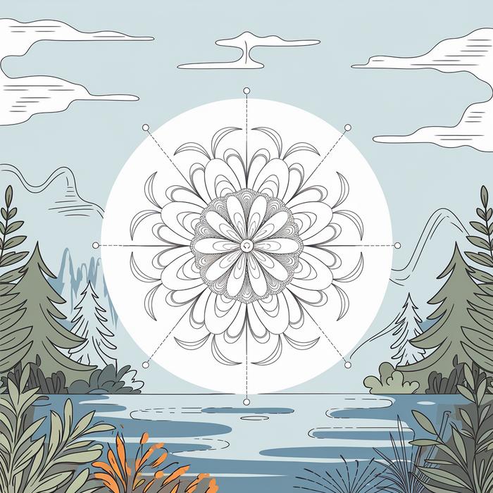 Step-by-step guide to creating a Zen Doodle